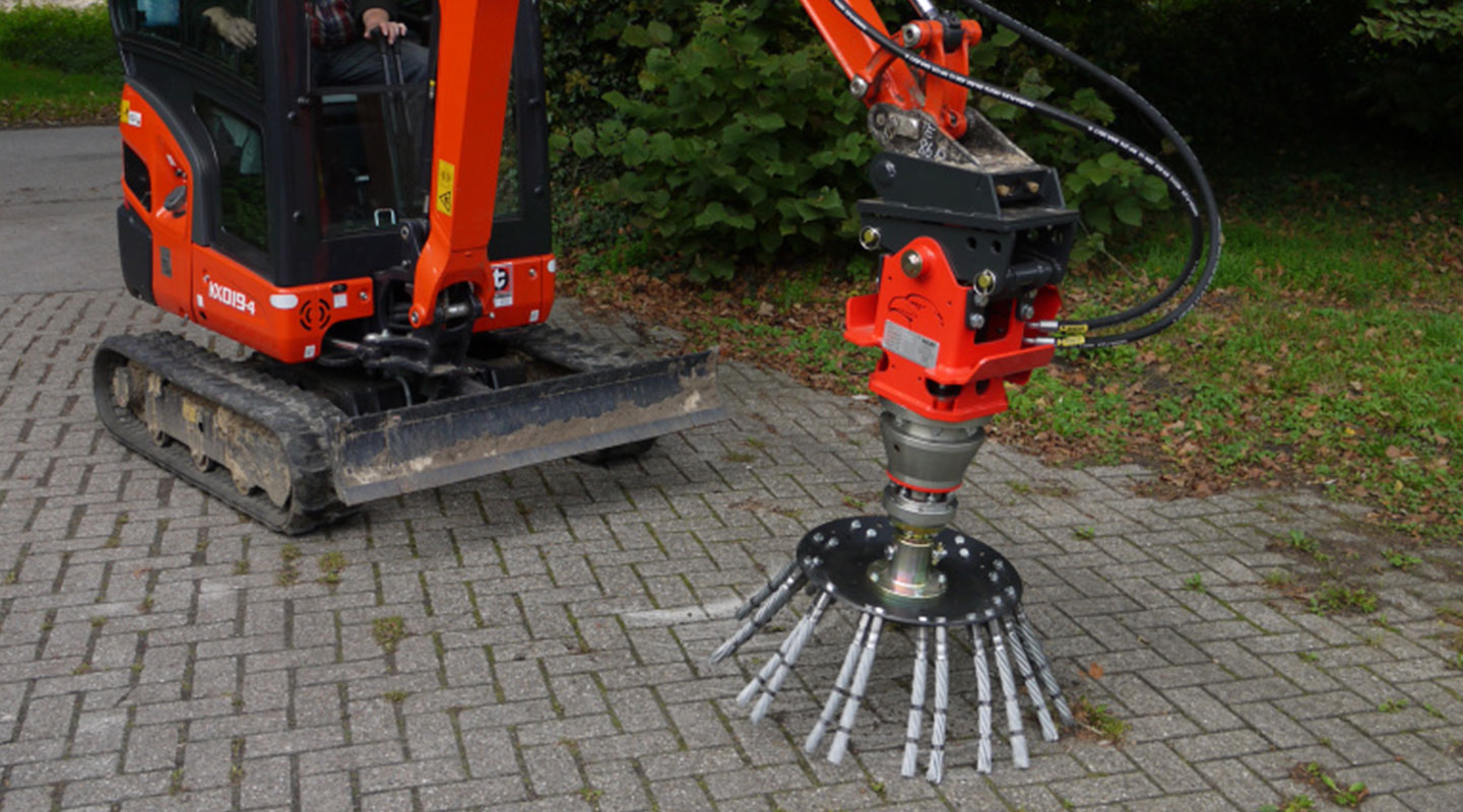 Cone splitter SP series from ADLER Arbeitsmaschinen.