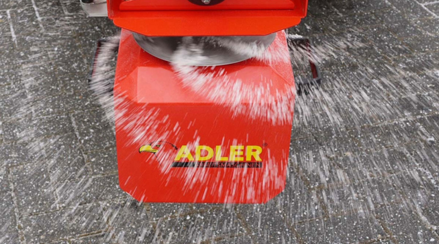 Salt spreader ST-E from ADLER Arbeitsmaschinen.