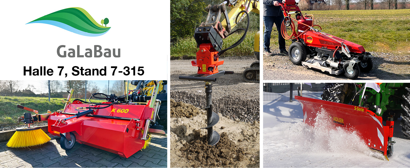 ADLER auf der GaLaBau 2026 – Halle 7, Stand 7-315